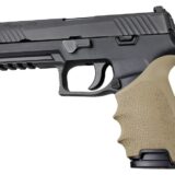 Hogue HandAll Beavertail Grip Sleeve Sig Sauer P320 Flat Dark Earth