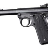 Ruger 22/45 MKIV Rubber Grip Panels Checkered W/Diamonds Black