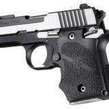 Hogue Ambi Safety Rubber Grip with Finger Grooves for SIG Sauer P938 Black