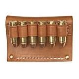 Hunter Leather Leather Cartridge Slide .50 Caliber 6 Rounds