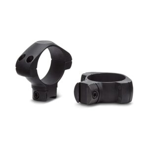 Konus 2-Piece Steel Riflescope Rings for Airguns & .22 Rails 1" Low Black
