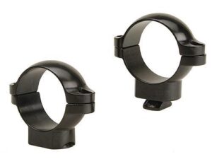 Leupold 2-Piece STD Windage Adjustable Steel Rings 1" Medium Gloss
