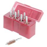 Tipton 8-Piece Bronze Pistol Brush Set (22-47/48 cal)