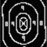 Speedwell Official NRA Police Qualification Silhouette Target Repair Center - 500/Pack