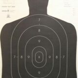 Speedwell Official NRA Police Qualification Silhouette Police Silhouette - Black - 200/Pack