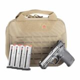 Smith & Wesson M&P380 Shield EZ M2.0 Handgun Bundle .380 Auto 8rd Magazines (5) 3.68" Barrel Black with Case