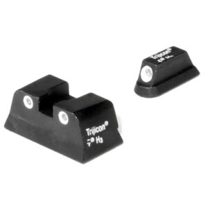 Trijicon Bright & Tough Night Sight Set White with Green Front and Rear