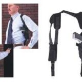 Uncle Mike's Pro-Pak Vertical Shoulder Holsters Black - Fits 5.5" Large Autos
