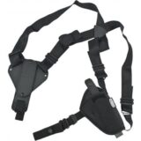Uncle Mike's Plain Black Nylon Shoulder Holster 8716 AM#16