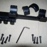 DNZ Freedom Reaper 1-Piece Forward Ring Picatinny Rail Mount - 1" Black