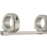 DNZ Game Reaper 1-Piece Scope Mount - Browning A-Bolt Long Action 30mm Medium Silver