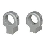 DNZ Game Reaper 2 2-Piece Ringmount (2 screws) - 1" High Silver Fits Howa 1500 Mossberg 100ATR 4X4 MVP Weatherby Vanguard Remington 7007217227