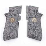Wilson Combat EDC X9 Handgun Grips Aggressive Starburst Grey/Black