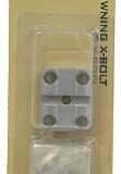 Weaver 2-Piece (Pairs) Top Mount Aluminum Scope Base - Silver - Browning X-Bolt