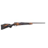 Weatherby Vanguard Compact Hunter Rifle 7mm-08 Rem 5rd Magazine 20" Barrel Black and Orange with Muzzle Brake