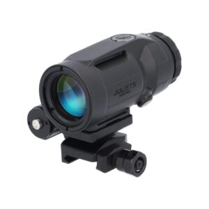 Sig Sauer JULIET5 Mirco 5x Magnifier - 5x24mm Push Button Mount w Spacers Black