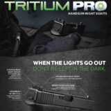 Truglo Tritium Pro Night Sights Fit Kahr Arms K MK P PM T&TP Models with New Dovetail (Post-2004) - Front Outline White/Rear Green