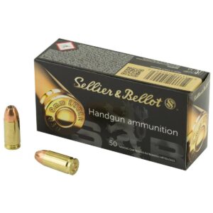 Sellier & Bellot Pistol & Revolver Ammo 9mm Luger 115 gr JHP 50/ct