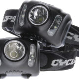 Cyclops CYCHL2102PK Headlamp 210 Lumens White Red/Green/White LED Bulb Black 2 Pack