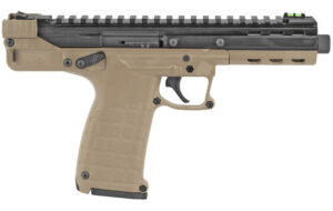 Kel-Tec CP33TAN CP33  22 LR 33+1 5.50" Black Ported/Threaded Barrel, Black Serrated/Optic Ready Slide, Tan Polymer Frame w/M-LOK, Polymer Grip, Ambidextrous