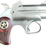 Bond Arms BARD Rustic Defender Sports South Exclusive 45 Colt (LC) Caliber or 2.50" 410 Gauge 2rd 3" Barrel, Stainless Steel Finish, Rosewood Grip w/Integrated Star, Includes Exclusive Holster Packag