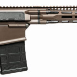 Daniel Defense 0215815060047 DD5 V4 Gen II 7.62x51mm NATO 18" 20+1 Mil-Spec Brown Cerakote Black 6 Position w/SoftTouch Overmolding Stock Black Polymer Grip