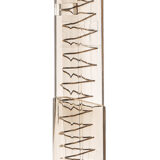 ETS Group GLK43X19 Pistol Mags  19rd Extended 9mm Luger Compatible w/ Glock 43X/48 Clear Polymer