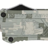 CobraTec Knives LADCCTK1LTNS CTK-1 Large 3.75" OTF Tanto Plain D2 Steel Blade/Army DigiCamo Aluminum Handle Features Glass Breaker Includes Pocket Clip