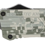 CobraTec Knives LADCCTK1DAGNS CTK-1 Large 3.75" OTF Dagger Plain D2 Steel Blade/Army DigiCamo Aluminum Handle Features Glass Breaker Includes Pocket Clip