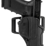 Blackhawk 410757BKR T-Series L2C Non-Light Bearing OWB Black Polymer Belt Slide Fits S&W M&P/SD/Taurus PT 24/7 Pro Right Hand