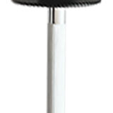 AccuSharp 032C Sharpening Steel  9" Black Overmolded Rubber Handle Steel