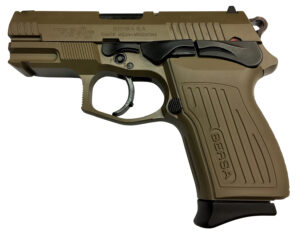 Bersa TPR9CFDE TPRC Sports South Exclusive 9mm Luger 13+1, 3.50" Black Steel Barrel, Flat Dark Earth Serrated Steel Slide & Aluminum Frame w/Picatinny Rail, Ambidextrous