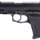 Bersa TPR9CMX TPRCX Compact Frame 9mm Luger 13+1, 4.10" Black Steel Threaded Barrel, Matte Black Serrated Steel Slide & Aluminum Frame w/Beavertail, Ambidextrous