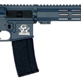 Great Lakes Firearms GL15223SSBLU AR-15 223 Wylde 30+1 16" Stainless Barrel, Blue Titanium Cerakote Receiver, Full Picatinny Rail, Black Collapsible Stock, Polymer Grip