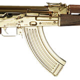 Zastava Arms Usa ZR7762WMGL ZPAPM70 7.62x39mm 16.25" 30+1, 24K Gold Plated Barrel/Rec, Walnut Stock & Grip, Gold Mag Included