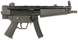 PTR 604 9CT 9mm Luger 20+1 9" Black Nitride 3-Lug Threaded Barrel, Black Plastic Handguard, Black Polymer Grips Includes 2 Magazines, Cable Lock, Single Point Bungee Sling
