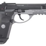 EAA GIRSAN 390855 MC 14T Solution Compact Frame 380 ACP 13+1, 4.50" Black Steel Tip-Up Barrel & Serrated Steel Slide, Matte Stainless Aluminum Frame w/Picatinny Rail, Black Polymer Grip, Ambidextrous
