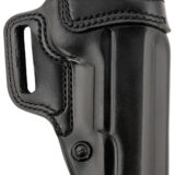 Galco AV212RB Avenger OWB Black Leather Fits 1911 5" Belt Slide, Right Hand