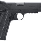 Girsan 392061 MC1911 S Untouchable Full Size Frame 9mm Luger 9+1 5" Black Steel Barrel, Black Serrated Steel Slide & Frame w/Beavertail & Picatinny Rail, Black Polymer Grip