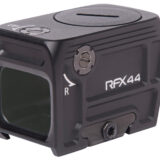 Viridian 9810112 RFX44 Black Anodized 1 x 21 mm x 16.5 mm 5 MOA Green Dot ACRO Footprint/Picatinny Low Mount
