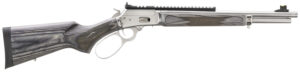 Marlin 70433 1894 SBL 357 Mag 8+1 16.10" Stainless Polished Threaded Barrel& Picatinny Rail Receiver, Fixed Gray Laminate Stock