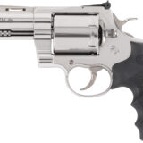 Colt Mfg KODIAKSP4RTS Kodiak 44 Mag 6rd 4.25" Polished Ported Vent Rib Barrel & Cylinder, Recessed Target Crown Muzzle, Polished Stainless Steel Frame, Black Hogue Overmolded Grip, Exposed Hammer