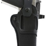 Galco SA95RB Switchback Strongside Crossdraw Belt Black Hybrid Leather-Synthetic Ambidextrous