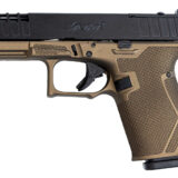 Great Lakes Firearms GL19BRZ Striker  Compact Frame 9mm Luger 15+1 4" Black Nitride Steel Barrel, Black Cerakote Serrated w/Slide Cuts Steel Slide, Bronze Cerakote Polymer Frame & Grip, Ambidextrous