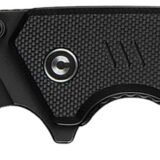 Civivi Knives C24012-1 Merit 3.28" Folding Drop Point Plain Black Stonewashed 14C28N Steel Blade, Black Textured G10 Handle