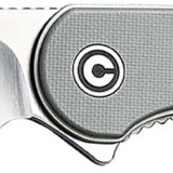 Civivi Knives C907B Elementum 2.96" Folding Tanto Plain Black Stonewashed D2 Steel Blade, 4.03" Gray Textured Micarta Handle