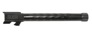 Faxon Firearms GB910N34LGQT Match Series 9mm Luger 5.75" Fluted Threaded Black Nitride Stainless Steel, Fits Glock 34 Gen2-4