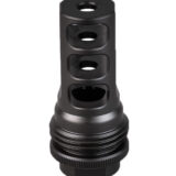 SilencerCo AC4766 ASR Muzzle Brake Black Nitride 9/16x24 RH Threads 9mm