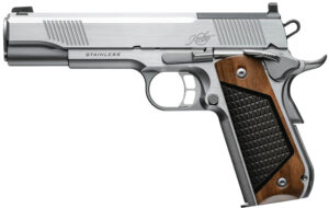 Kimber Mfg, Inc 3200402 Stainless II  45 ACP 7+1 5" Optic Ready/Serrated Slide