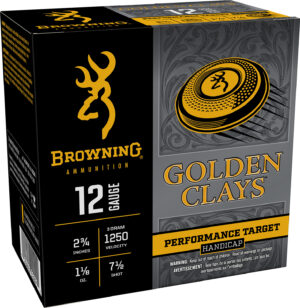 Browning Ammo BGC12HA7 Golden Clays  12Gauge 2.75" 1 1/8oz 7.5Shot 25 Per Box/10 Case